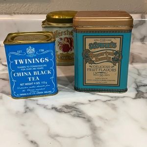 collectible vintage antique advertisement tins